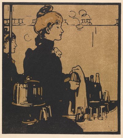 Londoner Typen: Bardame von William Nicholson