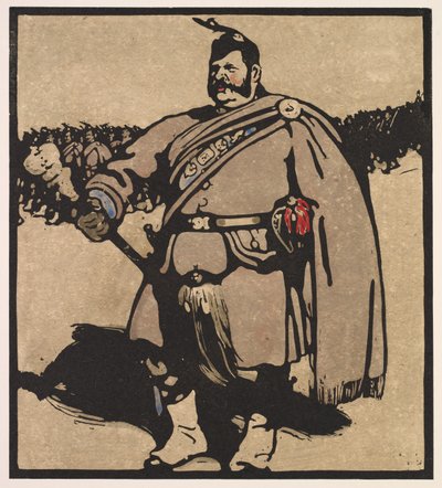 Londoner Typen: Tambourmajor von William Nicholson