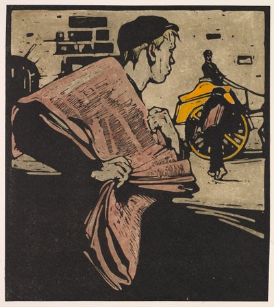 Londoner Typen: Zeitungsjunge von William Nicholson