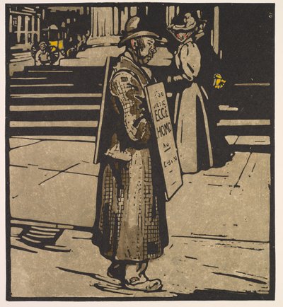 Londoner Typen: Sandwich-Mann von William Nicholson