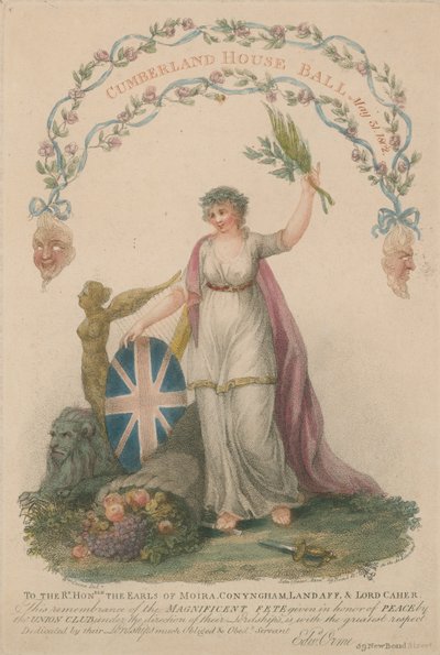 Einladung zum Ball im Cumberland House von William Orme