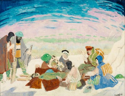 Tod im Schnee von William Orpen
