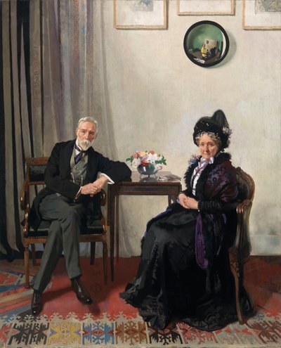 Porträt der Eltern des Künstlers von William Orpen