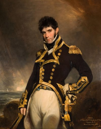 Porträt von Kapitän Gilbert Heathcote RN, 1779-1831 von William Owen
