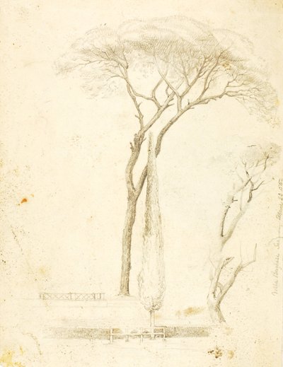 (Studien--Villa Borghese, 2 Figuren, etc.) von William Page