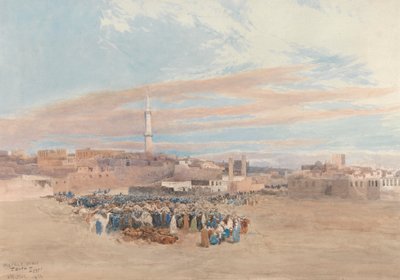 Der Marktplatz, Tanta, Ägypten von William Paton Burton
