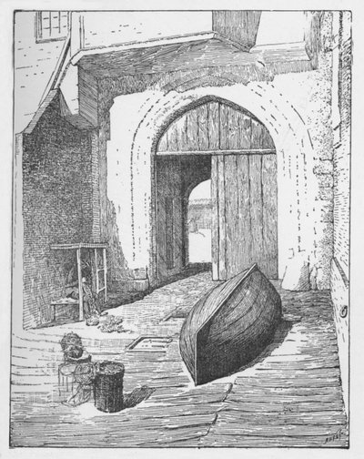 Das Wasser Tor, New Palace Yard, ca. 1897 von William Patten