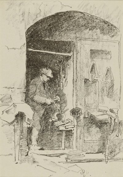 Der Eisenarbeiter von William Penhallow Henderson