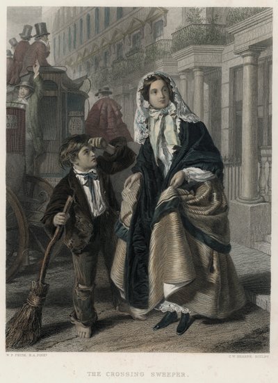 Der Straßenkehrer von William Powell (after) Frith