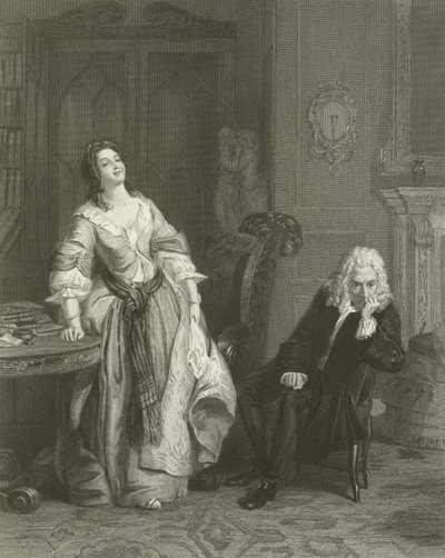 Der abgelehnte Dichter von William Powell Frith