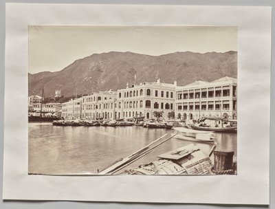 Ohne Titel (Blick auf die Praya, nach Osten blickend, Hongkong) von William Pryor Floyd
