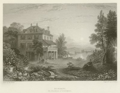 Diodati, Die Residenz von Lord Byron von William Purser