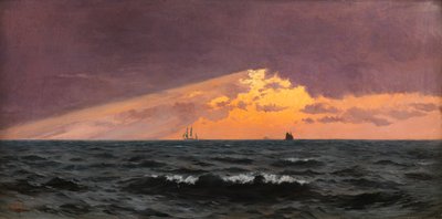 Vor Sonnenuntergang, Sturm zieht auf von William Pye
