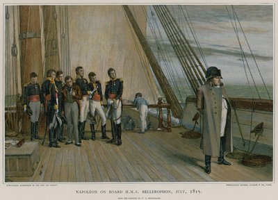 Napoleon an Bord der HMS Bellerophon von William Quiller Orchardson