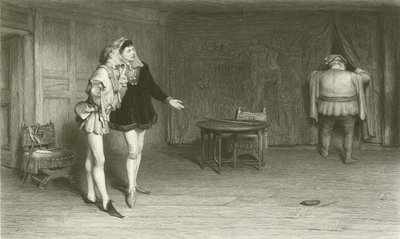 Prinz Heinrich Poins und Falstaff von William Quiller Orchardson