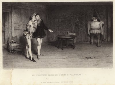 Prinz Heinrich und Falstaff von William Quiller Orchardson