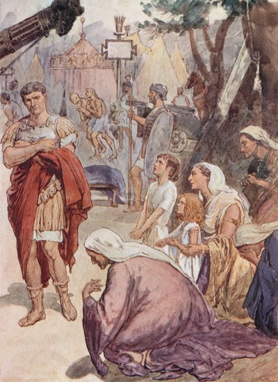 Coriolanus und die Matronen von Rom von William Rainey
