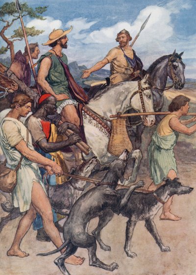 Pelopidas auf dem Weg nach Theben von William Rainey