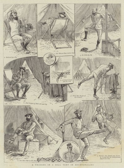 Eine Tragödie in einem Glockenzelt in Bechuanaland von William Ralston