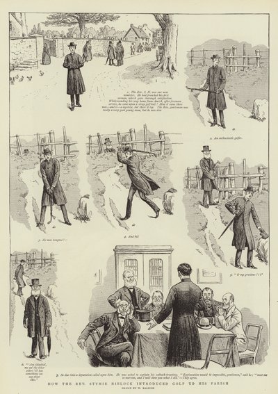 Wie der Reverend Stymie Niblock Golf in seiner Gemeinde einführte von William Ralston