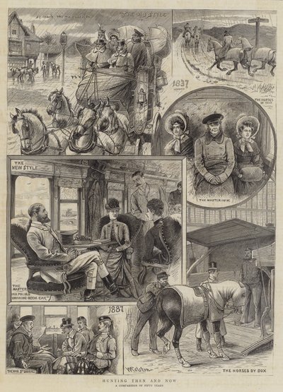 Jagd, damals und heute von William Ralston