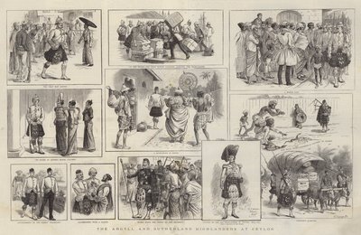 Die Argyll und Sutherland Highlanders in Ceylon von William Ralston