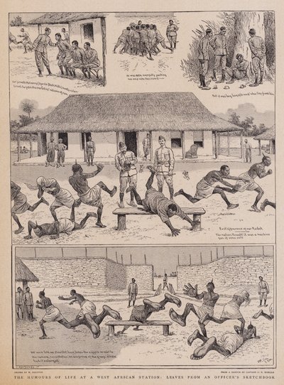 Die Launen des Lebens an einer westafrikanischen Station, Blätter aus dem Skizzenbuch eines Offiziers von William Ralston
