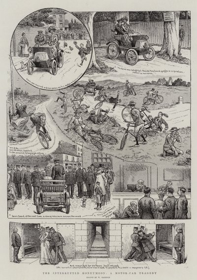 Die unterbrochenen Flitterwochen, eine Autounfall-Tragödie von William Ralston