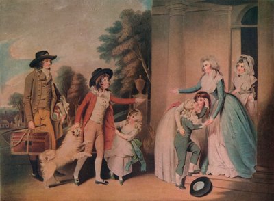 Dulce Domum oder die Rückkehr aus der Schule, 1790, 1919 von William Redmore Bigg