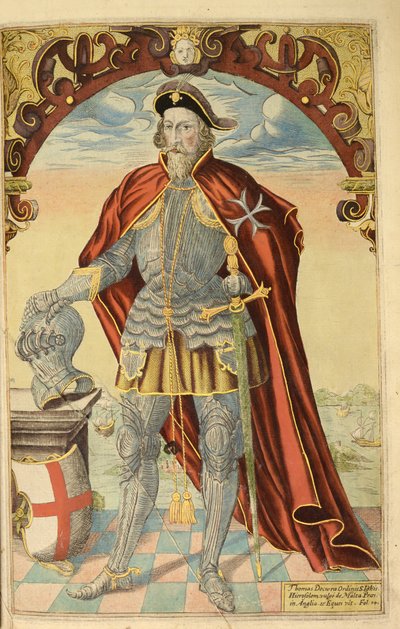 Sir Thomas Docwra, aus Honor Military, and Civill, William Segar, veröffentlicht von Robert Barker, London, 1602 von William Rogers
