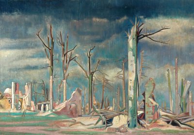 Allee bei Bourlon, Westfront von William Rothenstein