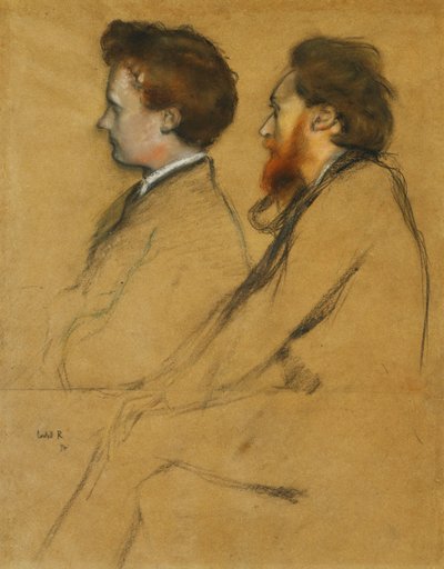 Herr Charles Ricketts und Herr Charles Hazlewood Shannon von William Rothenstein