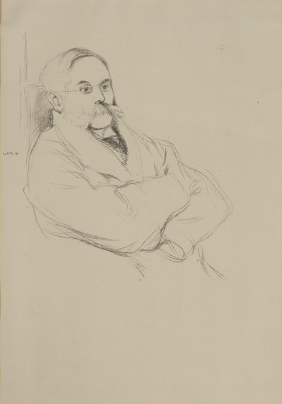 Porträt von Moritz Rothenstein von William Rothenstein