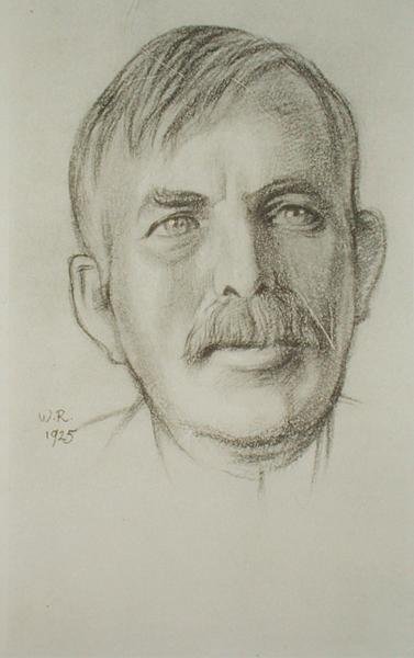 Porträt von Sir Ernest Rutherford (1871-1937) von William Rothenstein