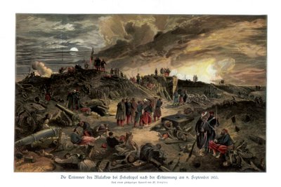 Innenansicht des Malakoff, 8. September 1855, 1900 von William Crimea Simpson