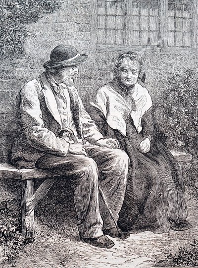 Ein älteres Paar (Gravur) von William Small