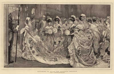 Vorbereitung auf die Audienz bei Ihrer Majestät von William Small