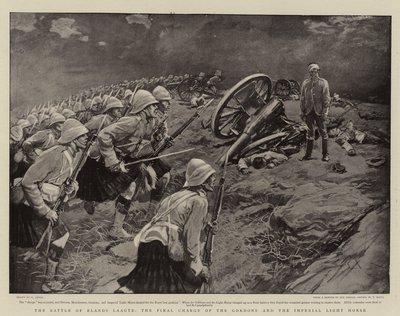 Die Schlacht von Elands Laagte, der letzte Angriff der Gordons und des Imperial Light Horse von William Small