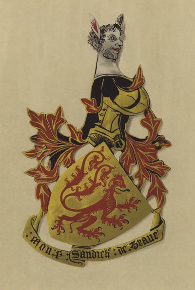Sir Bermond Arnaud de Preissac, Soudan de la Trau, 1380-nach 1384 von William St John Hope