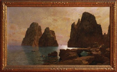 Insel Capri: Die Faraglioni von William Stanley Haseltine