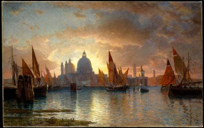 Santa Maria della Salute, Sonnenuntergang von William Stanley Haseltine