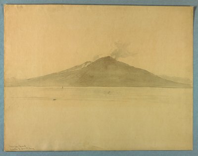 Studie des Vesuvs von Sorrent, Italien von William Stanley Haseltine