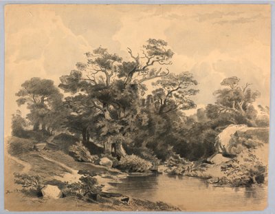 Landschaftsstudie von William Stanley Haseltine