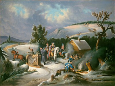 Washington in Valley Forge von William Stephen Coleman