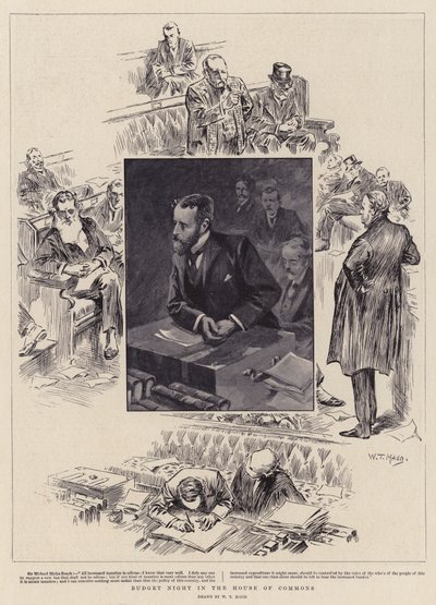 Haushaltsnacht im Unterhaus von William T. Maud