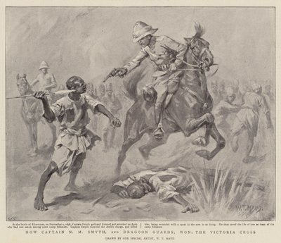 Wie Captain N M Smyth, 2. Dragonerwache, das Victoria-Kreuz gewann von William T. Maud