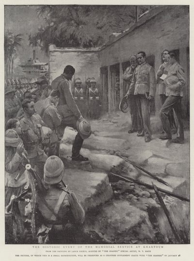 Zum Gedenken an Gordon, das historische Ereignis des Gedenkgottesdienstes in Khartum von William T. Maud