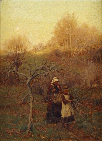 Wenn die Abendsonne untergeht von William Teulon Blandford Fletcher