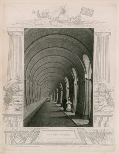 Thames-Tunnel von William Tombleson