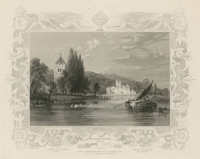 Ansicht der Themse in der Nähe der Bisham Abbey von William Tombleson